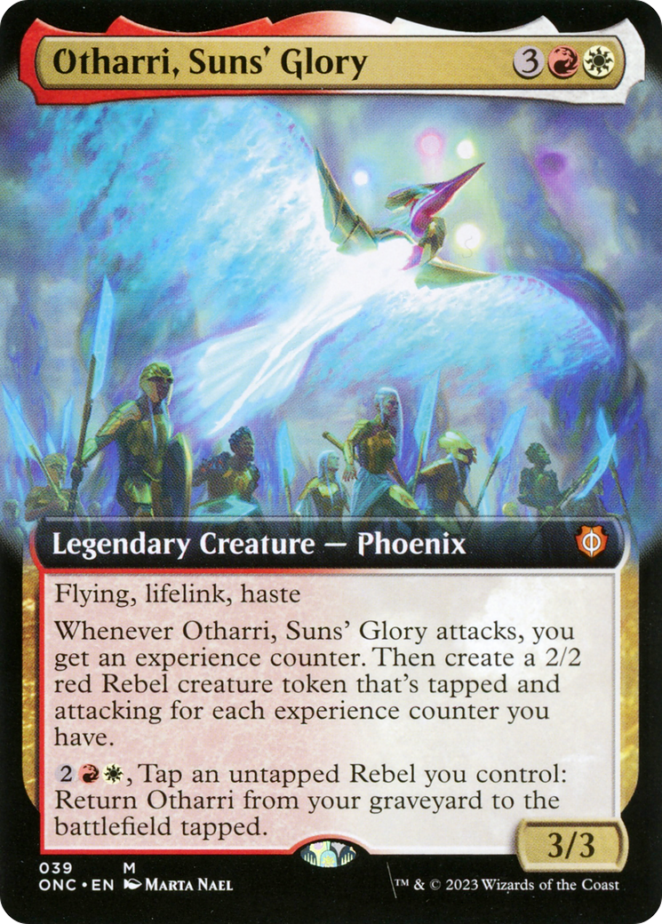 Otharri, Suns' Glory (ONC-039) [Phyrexia: All Will Be One Commander] (Extended Art) Foil MTG Single Wizards of the Coast