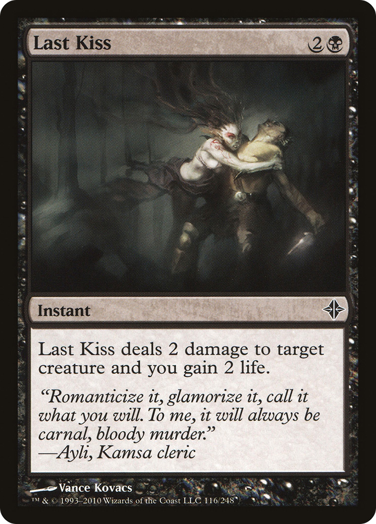 Last Kiss (ROE-116) [Rise of the Eldrazi] MTG Single Wizards of the Coast