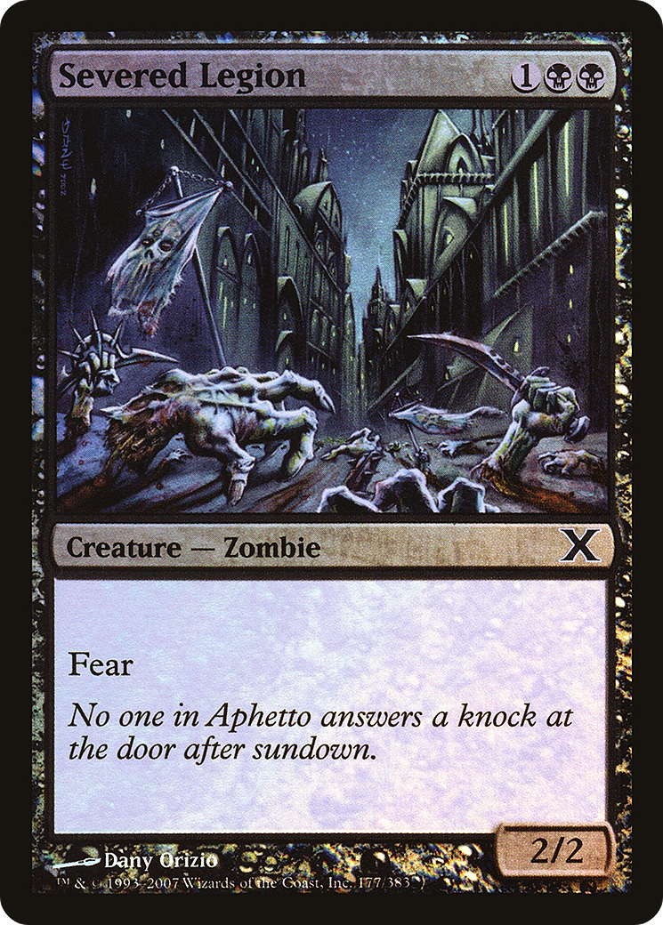 Severed Legion (10E-177★) [Tenth Edition] Foil MTG Single Wizards of the Coast