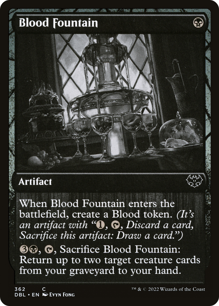 Blood Fountain (DBL-362) [Innistrad: Double Feature] MTG Single Wizards of the Coast