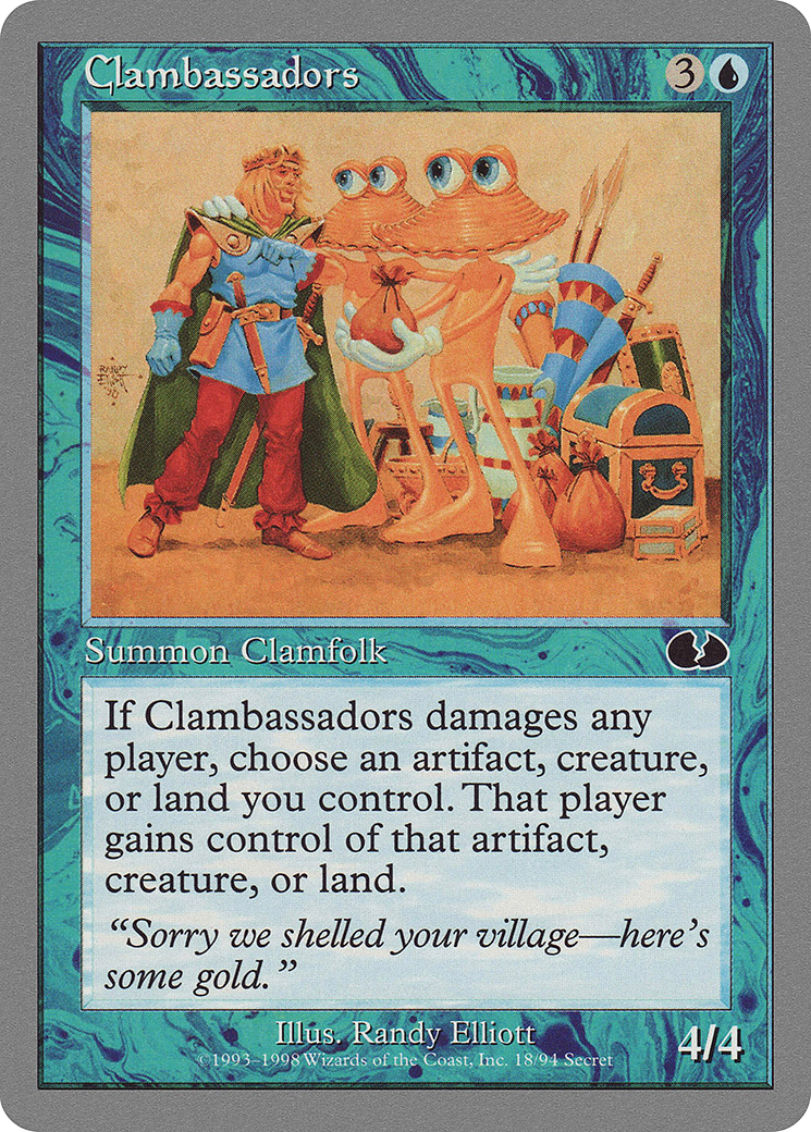 Clambassadors (UGL-018) [Unglued] MTG Single Wizards of the Coast