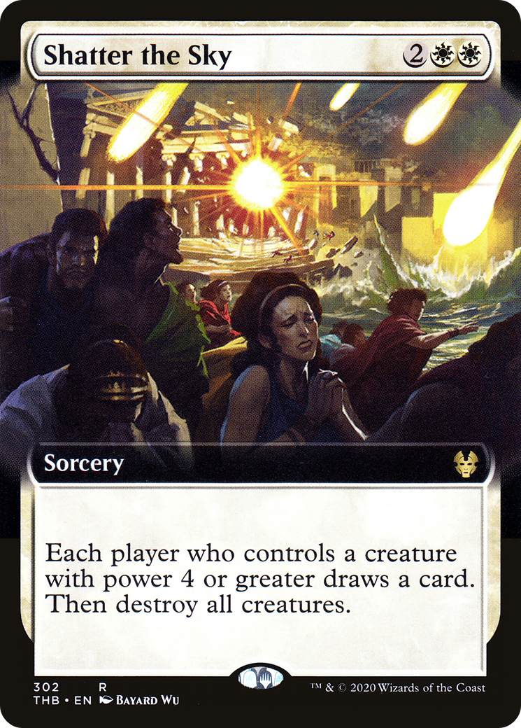 Shatter the Sky (THB-302) [Theros Beyond Death] (Extended Art) Foil MTG Single Wizards of the Coast