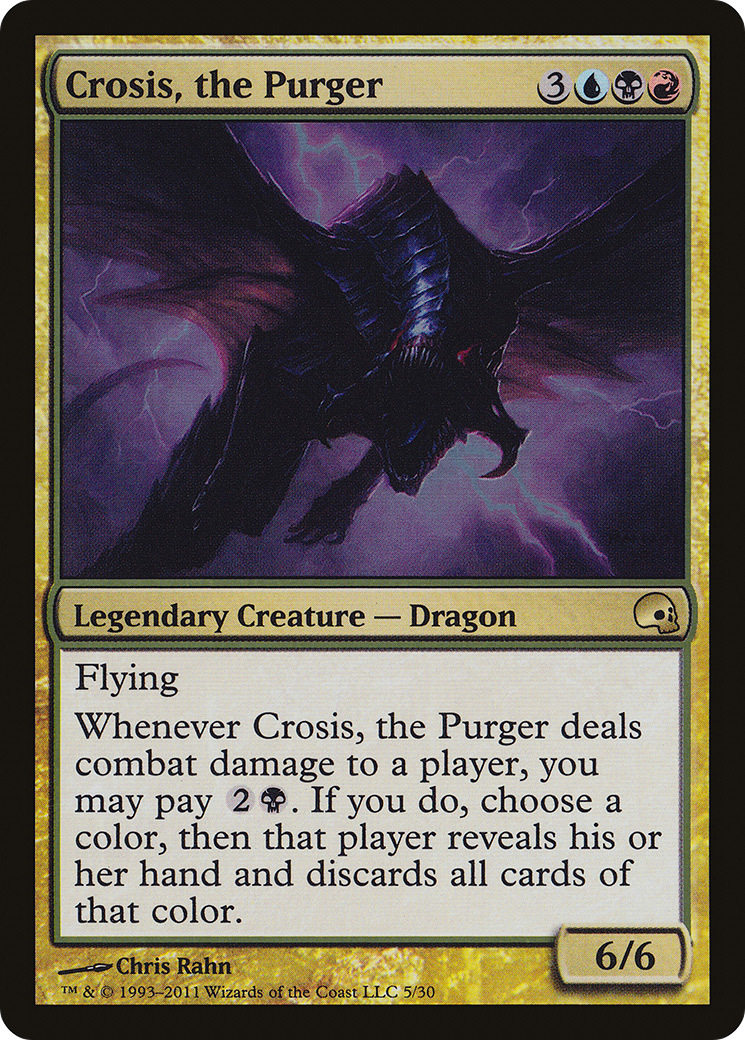 Crosis, the Purger (GRV-005) [Misc] Premium Deck Series: Graveborn Foil MTG Single Wizards of the Coast