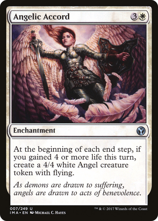 Angelic Accord (IMA-007) [Iconic Masters] Foil MTG Single Wizards of the Coast