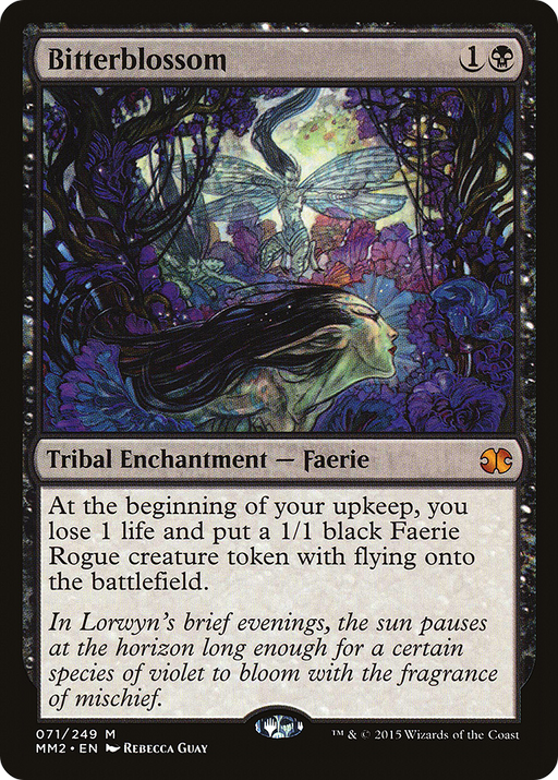 Bitterblossom (MM2-071) [Modern Masters 2015] MTG Single Wizards of the Coast