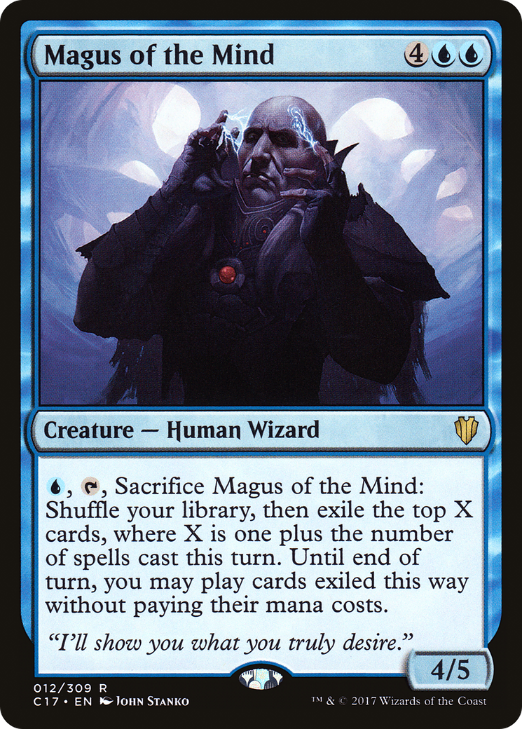 Magus of the Mind (C17-012) [Commander 2017] MTG Single Wizards of the Coast