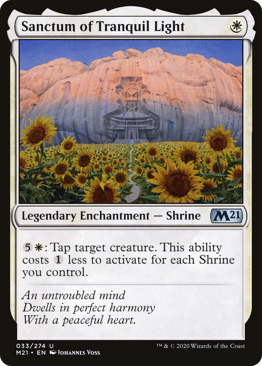 Sanctum of Tranquil Light (M21-033) [Core Set 2021] MTG Single Wizards of the Coast