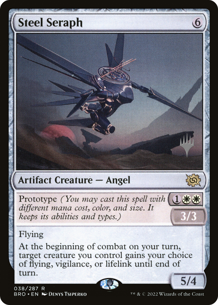 Steel Seraph (PPBRO-038) [The Brothers' War Promos] Foil MTG Single Wizards of the Coast