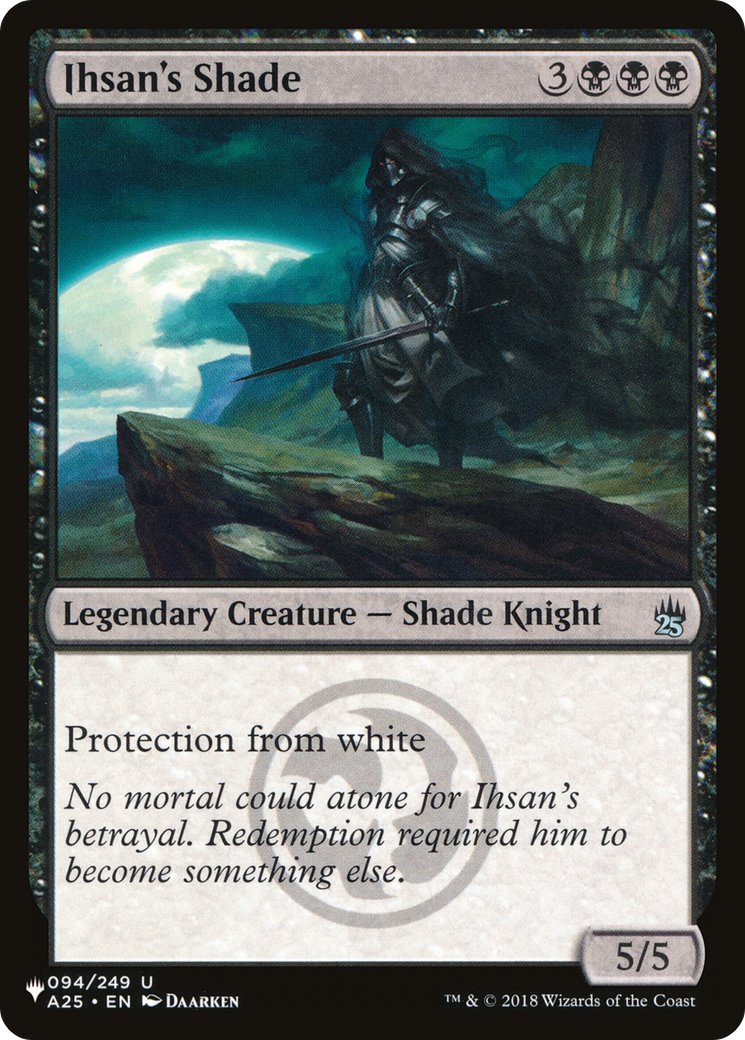 Ihsan's Shade (LIST-A25-94) [Mystery Booster] The List MTG Single Wizards of the Coast
