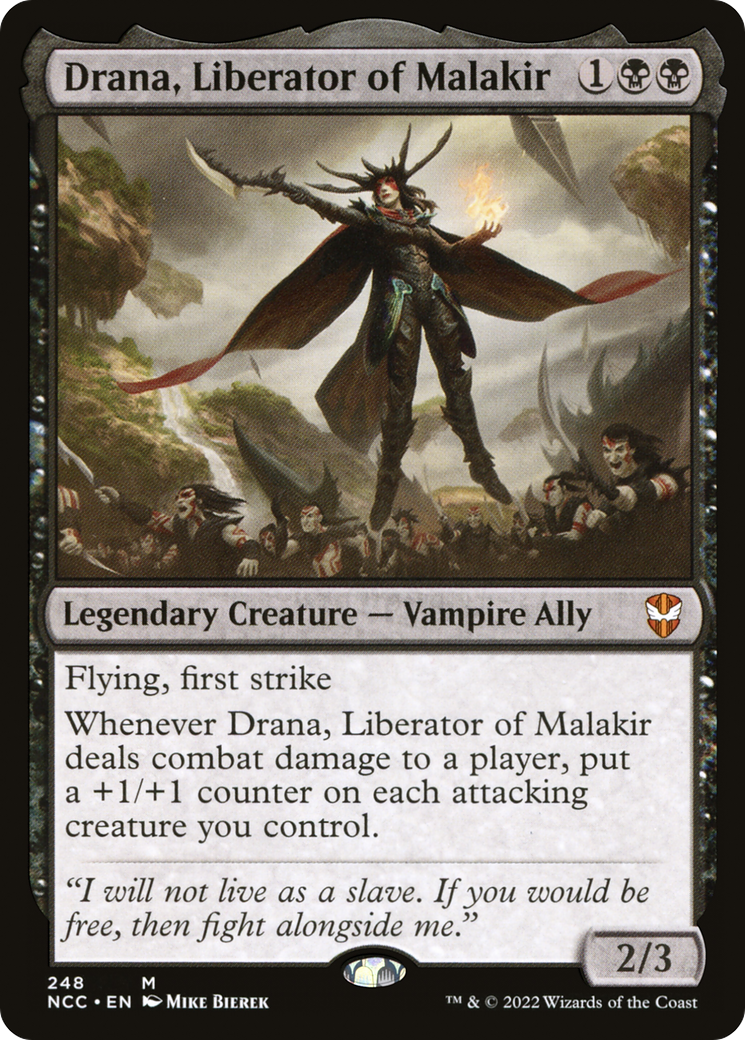 Drana, Liberator of Malakir (NCC-248) [New Capenna Commander] MTG Single Wizards of the Coast