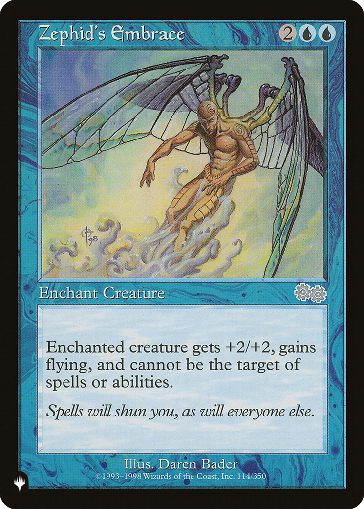 Zephid's Embrace (LIST-USG-114) [Mystery Booster] The List MTG Single Wizards of the Coast
