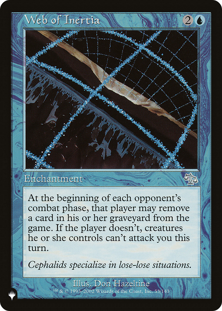 Web of Inertia (LIST-JUD-53) [Mystery Booster] The List MTG Single Wizards of the Coast
