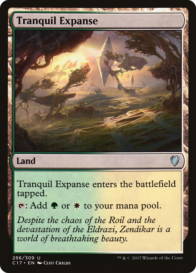 Tranquil Expanse (C17-286) [Commander 2017] MTG Single Wizards of the Coast