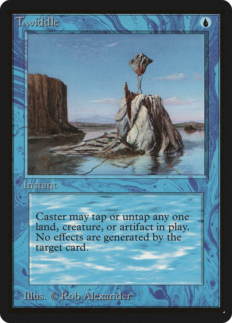 Twiddle (LEB-) [Oldschool] Limited Edition Beta MTG Single Wizards of the Coast