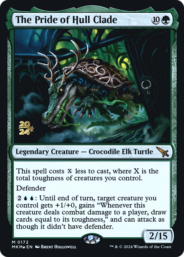 The Pride of Hull Clade (PRE-172) [Murders at Karlov Manor Promos] Foil MTG Single Wizards of the Coast
