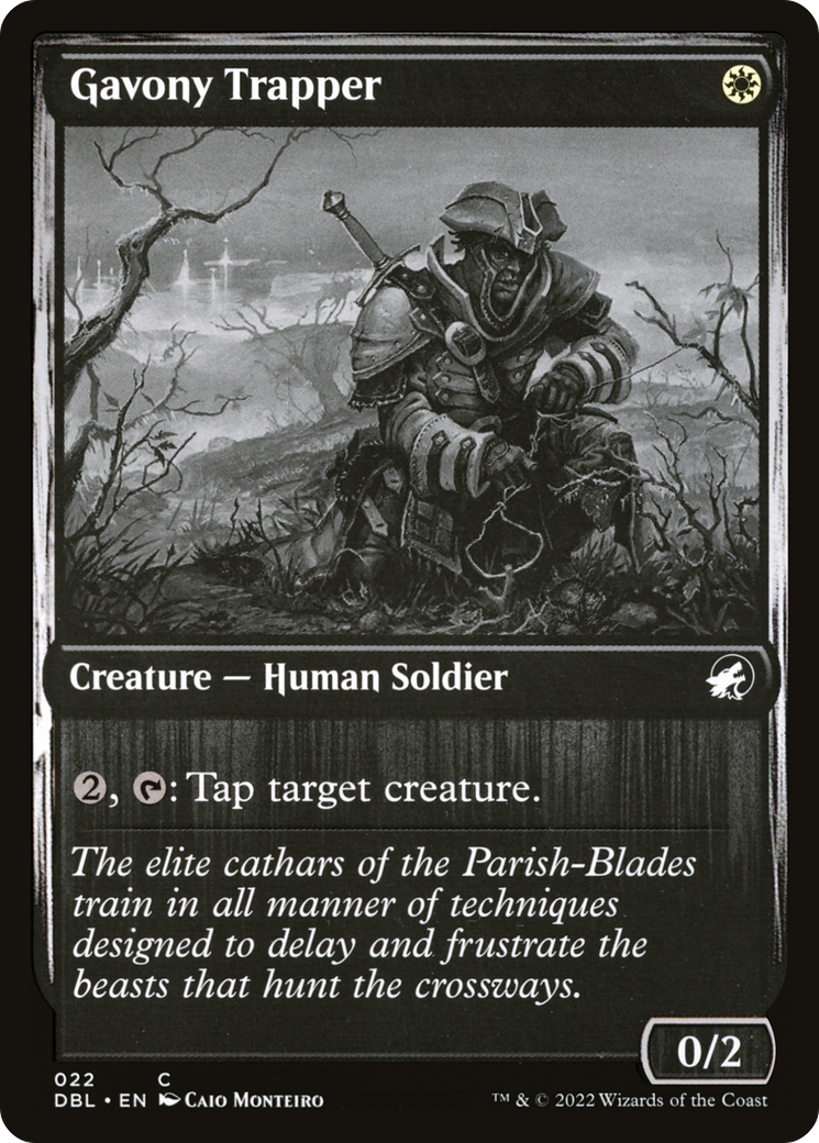 Gavony Trapper (DBL-022) [Innistrad: Double Feature] Foil MTG Single Wizards of the Coast