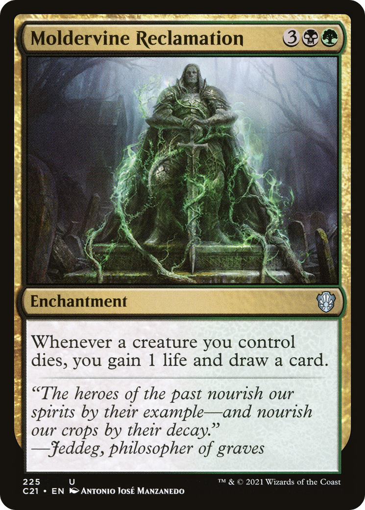 Moldervine Reclamation (C21-225) [Commander 2021] MTG Single Wizards of the Coast