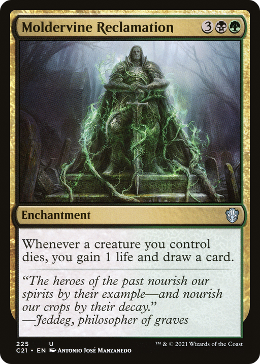 Moldervine Reclamation (C21-225) [Commander 2021] MTG Single Wizards of the Coast