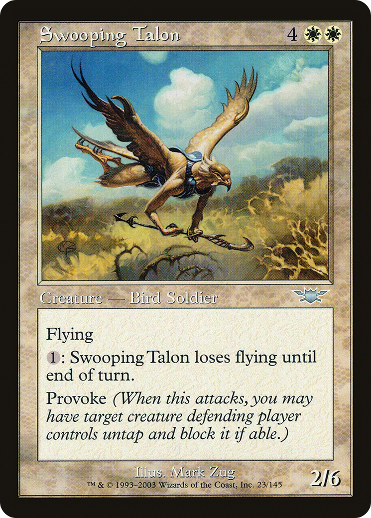 Swooping Talon (LGN-023) [Legions] Foil MTG Single Wizards of the Coast