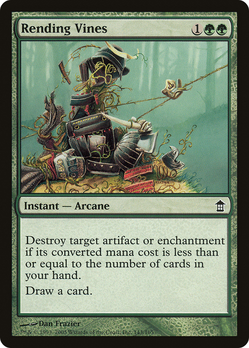 Rending Vines (SOK-143) [Saviors of Kamigawa] MTG Single Wizards of the Coast