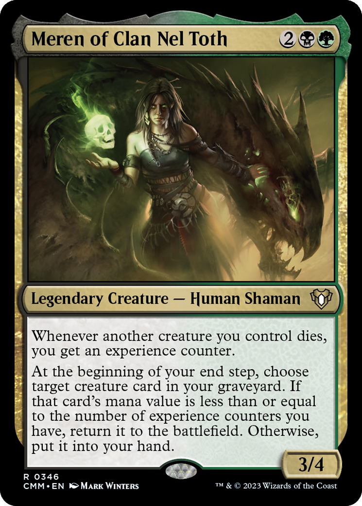 Meren of Clan Nel Toth (CMM-346) [Commander Masters] MTG Single Wizards of the Coast