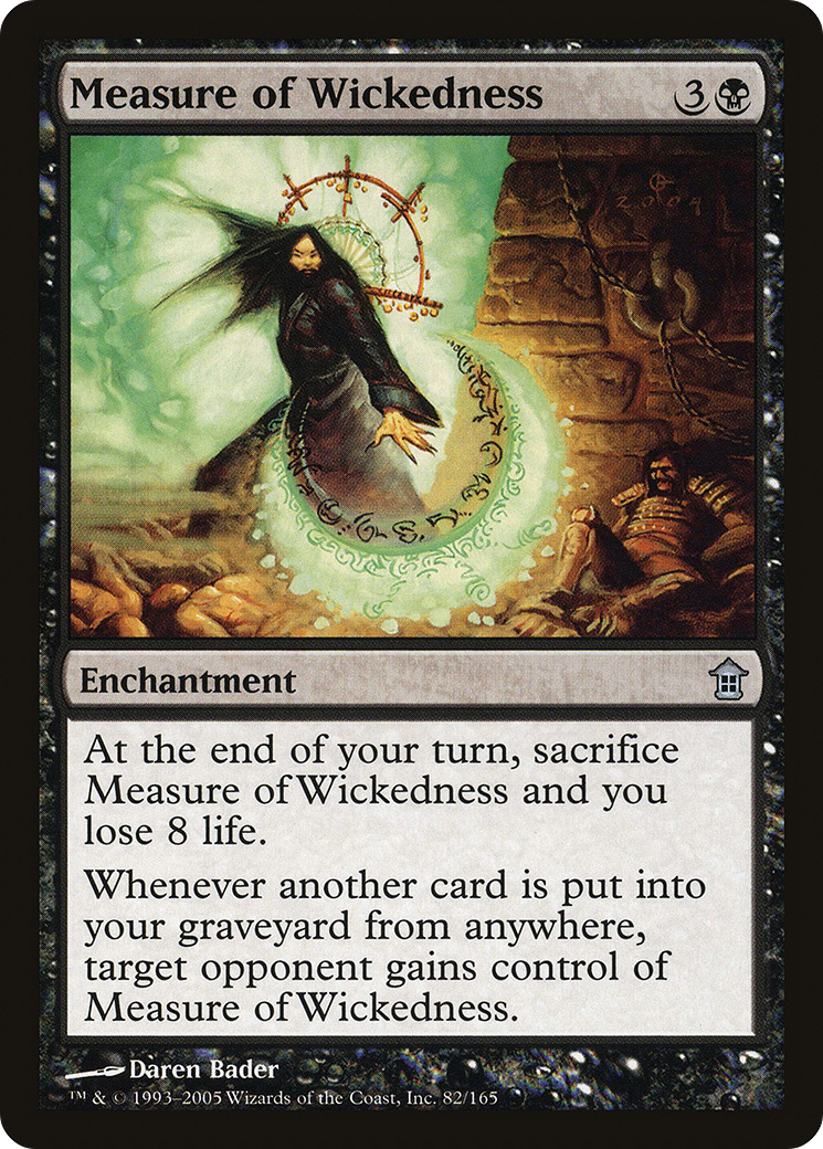 Measure of Wickedness (SOK-082) [Saviors of Kamigawa] MTG Single Wizards of the Coast