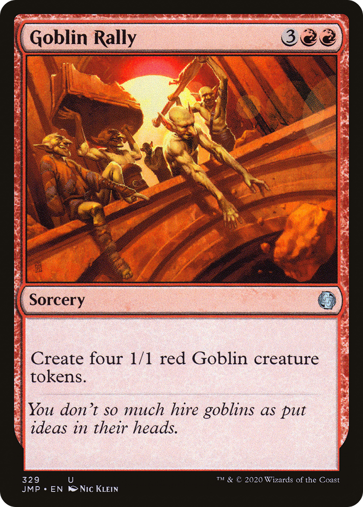 Goblin Rally (JMP-329) [Jumpstart] MTG Single Wizards of the Coast