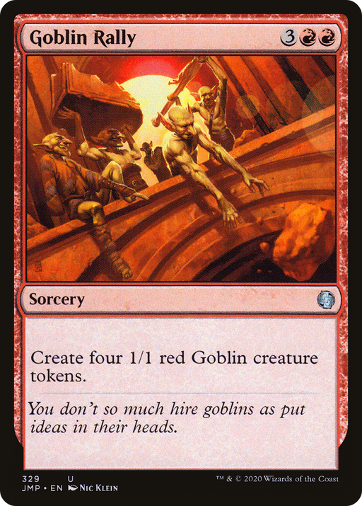 Goblin Rally (JMP-329) [Jumpstart] MTG Single Wizards of the Coast