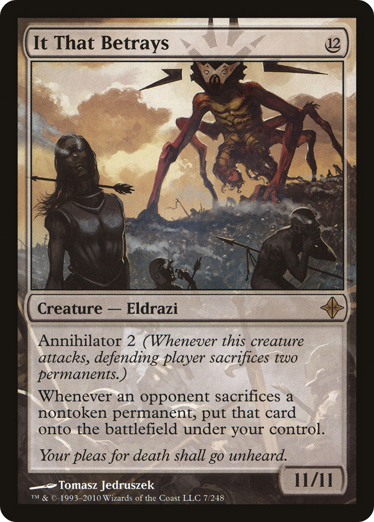 It That Betrays [Rise of the Eldrazi] MTG Single Magic: The Gathering   