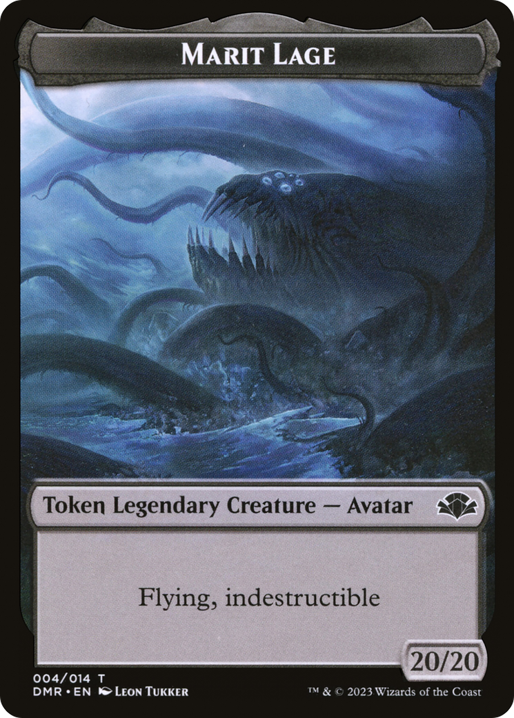 Marit Lage (TDMR-004) [Tokens] Dominaria Remastered Tokens Foil MTG Single Wizards of the Coast