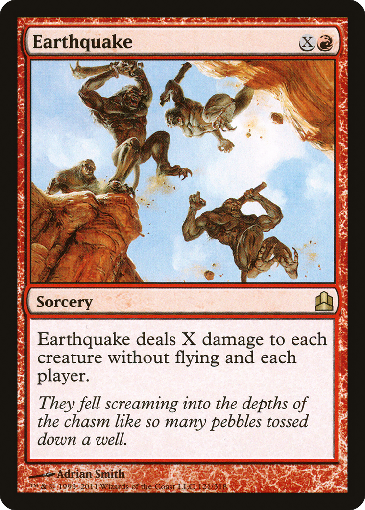 Earthquake (CMD-121) [Commander 2011] MTG Single Wizards of the Coast