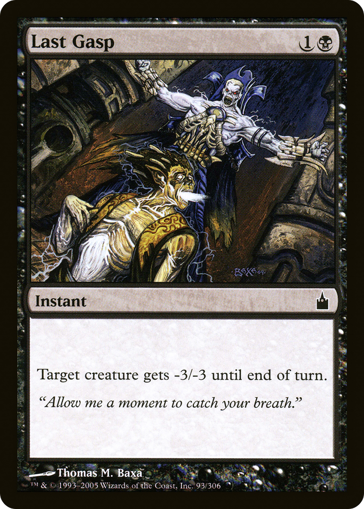 Last Gasp (RAV-093) [Ravnica: City of Guilds] MTG Single Wizards of the Coast