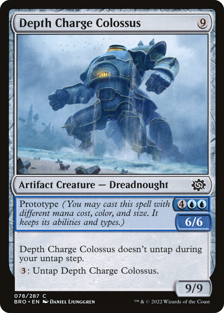 Depth Charge Colossus (BRO-078) [The Brothers' War] MTG Single Wizards of the Coast