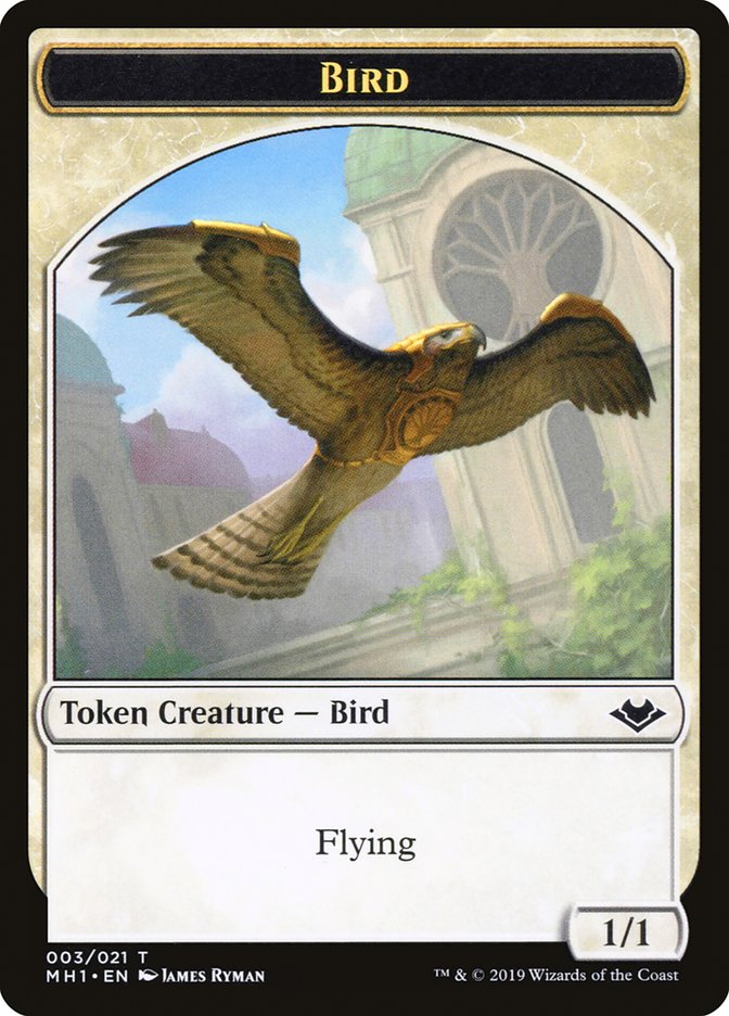 Bird Token [Tokens] Modern Horizons Tokens MTG Single Magic: The Gathering