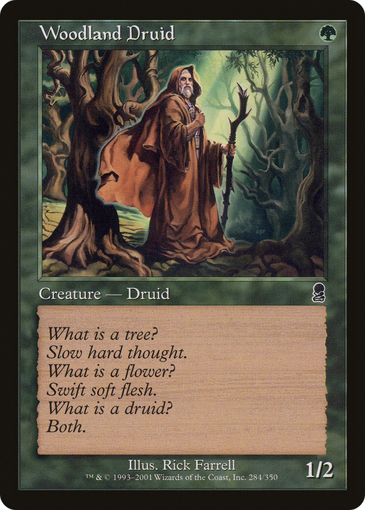 Woodland Druid (ODY-284) [Odyssey] MTG Single Wizards of the Coast