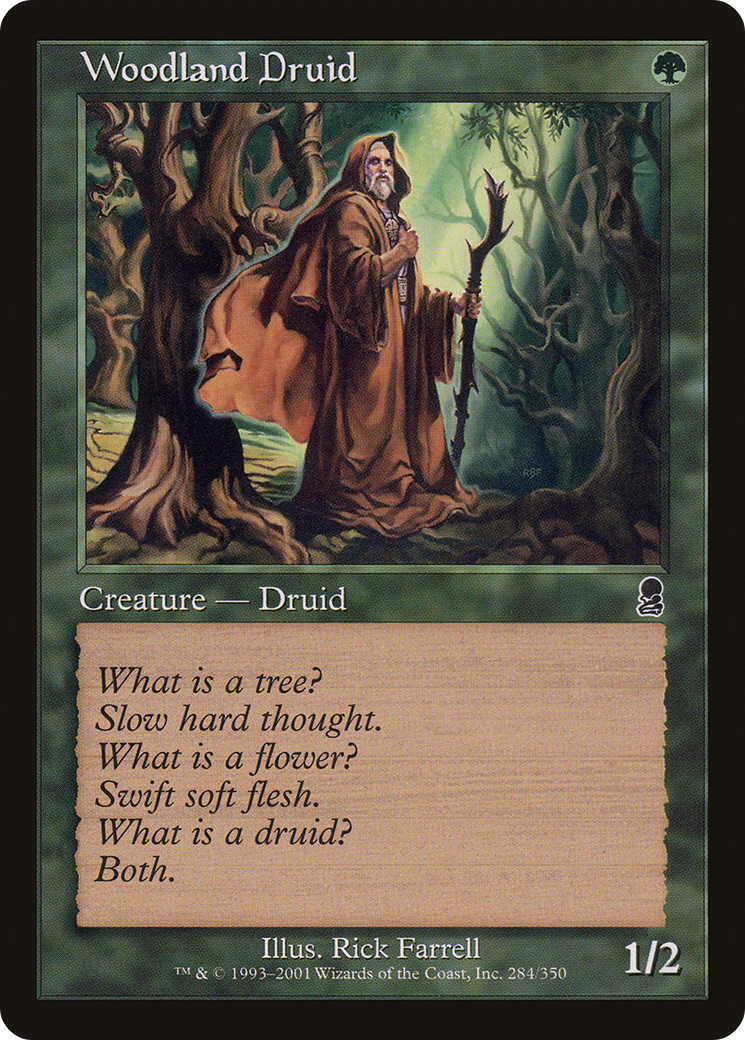 Woodland Druid (ODY-284) [Odyssey] Foil MTG Single Wizards of the Coast