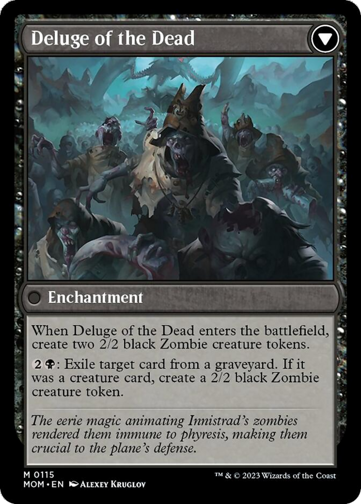 Invasion of Innistrad // Deluge of the Dead [March of the Machine] MTG Single Magic: The Gathering   