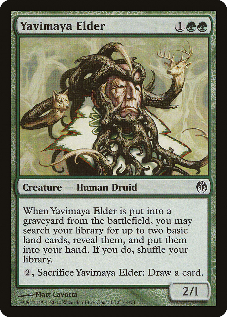 Yavimaya Elder (DDE-044) [Misc] Duel Decks: Phyrexia vs. the Coalition MTG Single Wizards of the Coast
