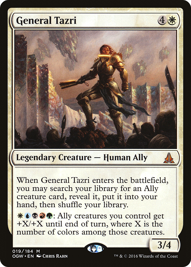 General Tazri (OGW-019) [Oath of the Gatewatch] Foil MTG Single Wizards of the Coast