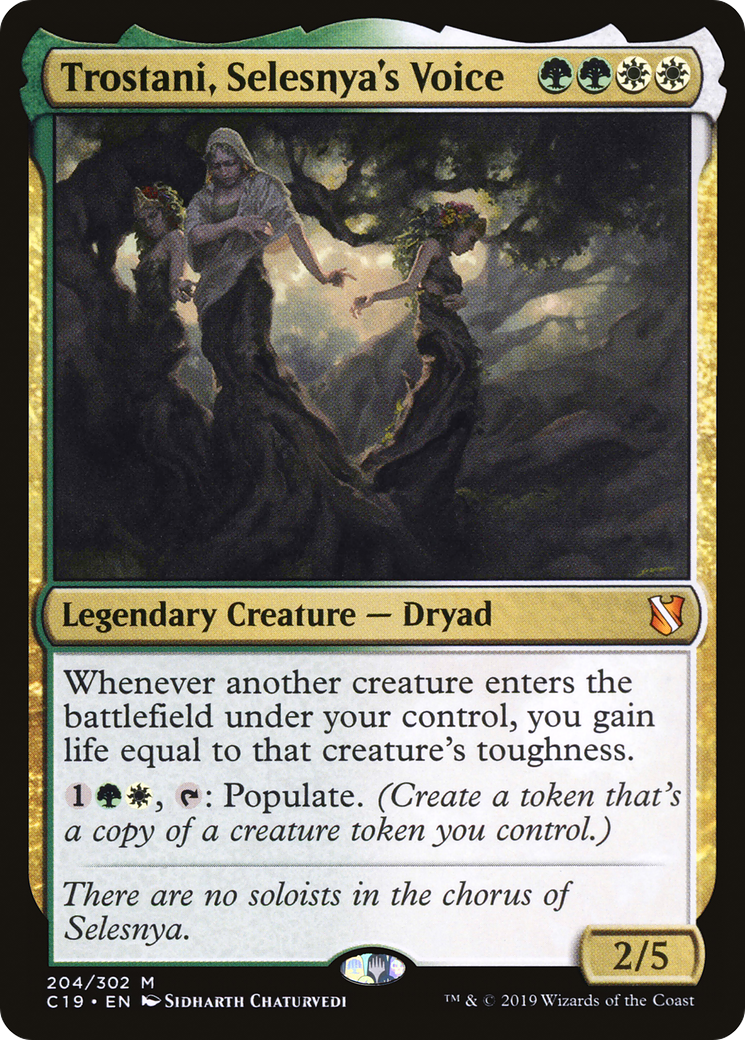 Trostani, Selesnya's Voice (C19-204) [Commander 2019] MTG Single Wizards of the Coast