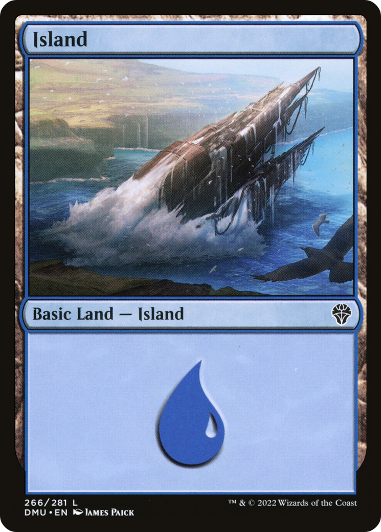 Island (DMU-266) [Dominaria United] Foil MTG Single Wizards of the Coast