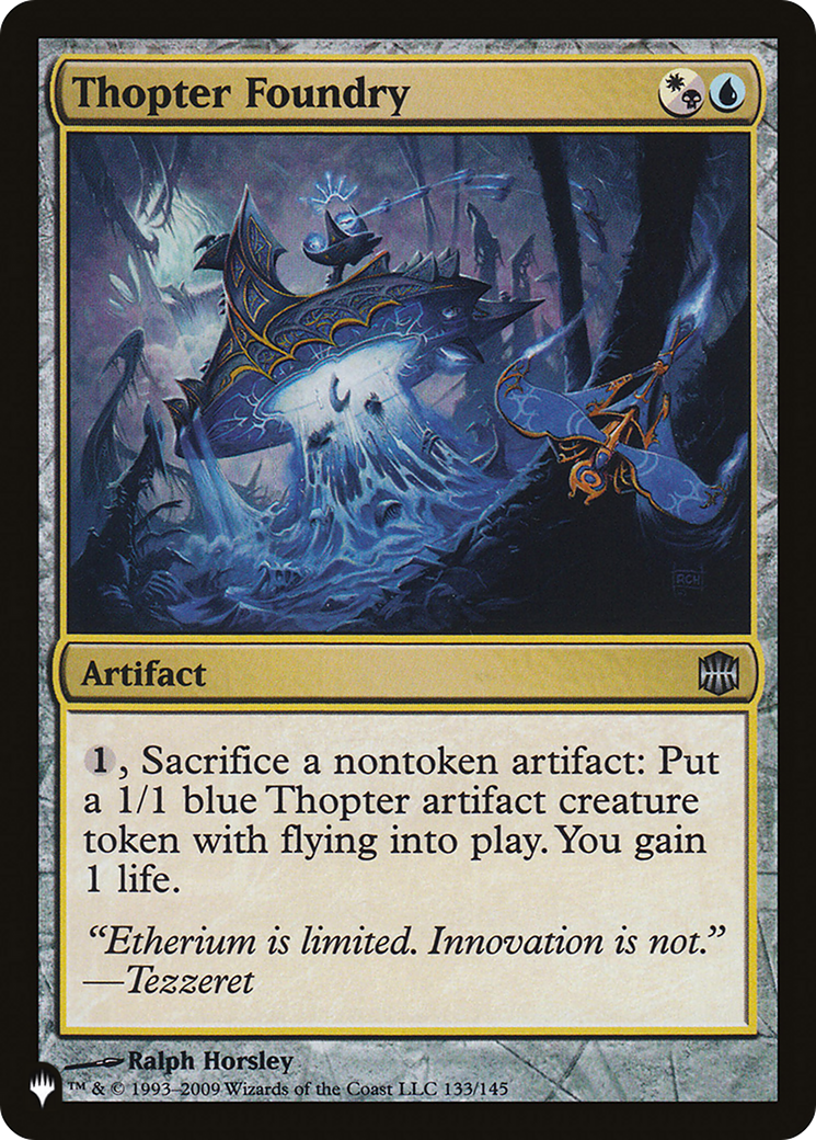 Thopter Foundry (LIST-ARB-133) [Mystery Booster] The List MTG Single Wizards of the Coast