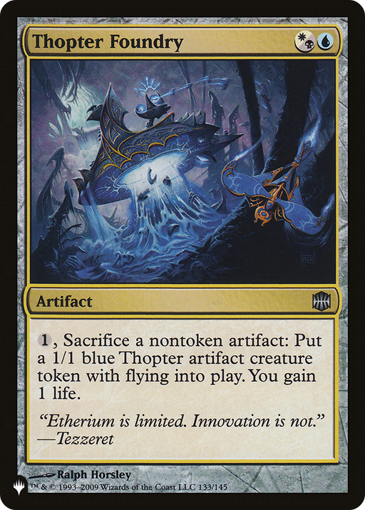 Thopter Foundry (LIST-ARB-133) [Mystery Booster] The List MTG Single Wizards of the Coast