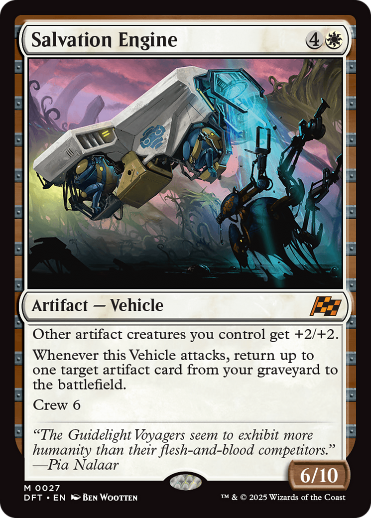 Salvation Engine (DFT-027) [Aetherdrift] MTG Single Wizards of the Coast