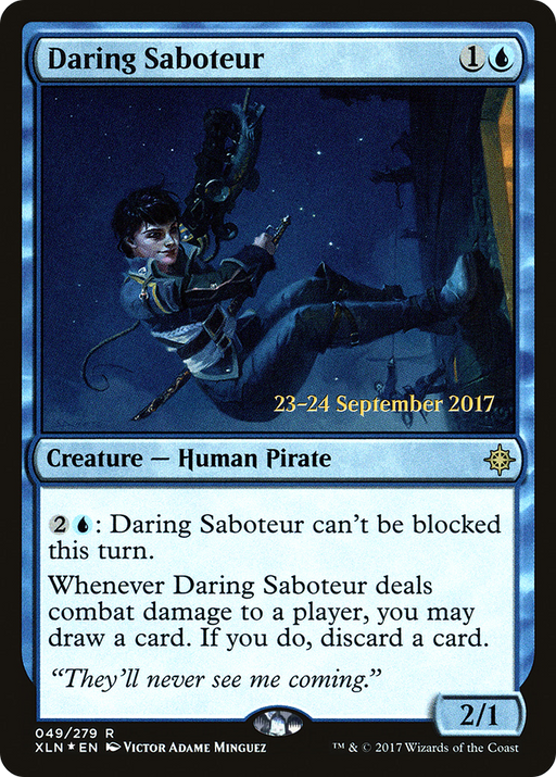 Daring Saboteur (PRE-049) [Ixalan Promos] Foil MTG Single Wizards of the Coast