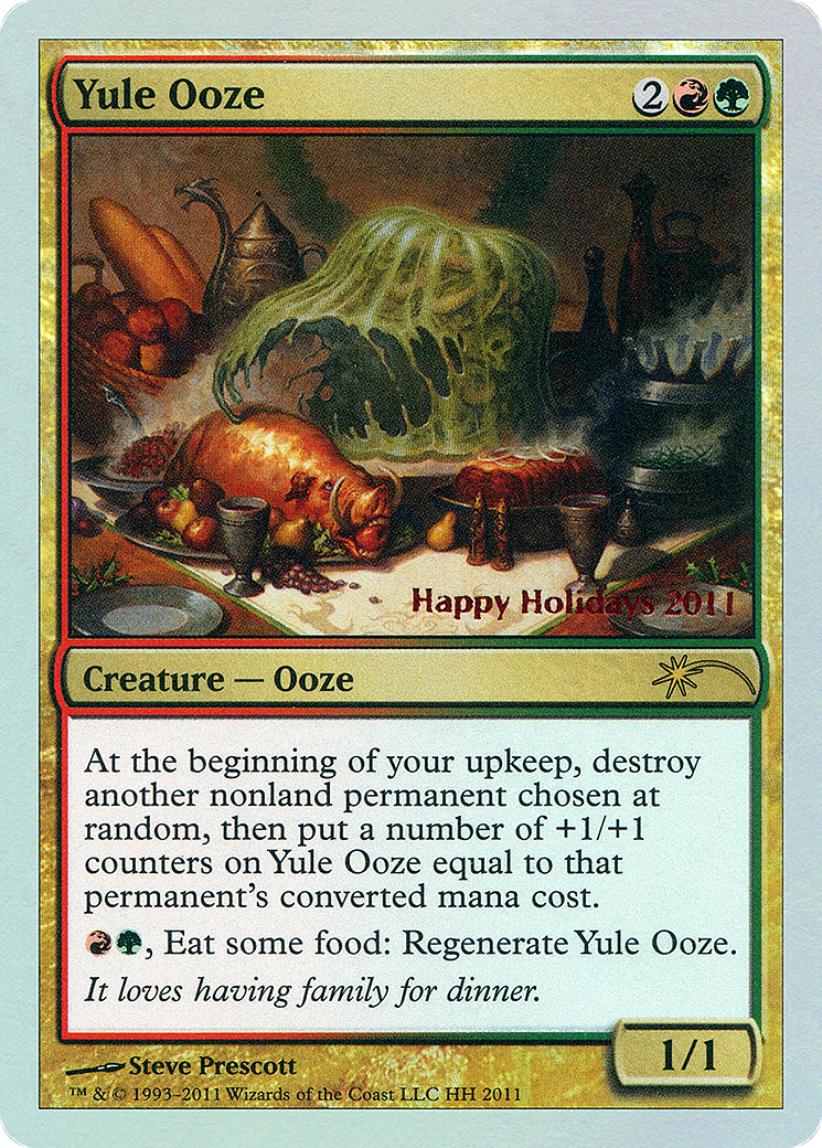 Yule Ooze (SPECIAL-2011) [Misc] Happy Holidays Foil MTG Single Wizards of the Coast