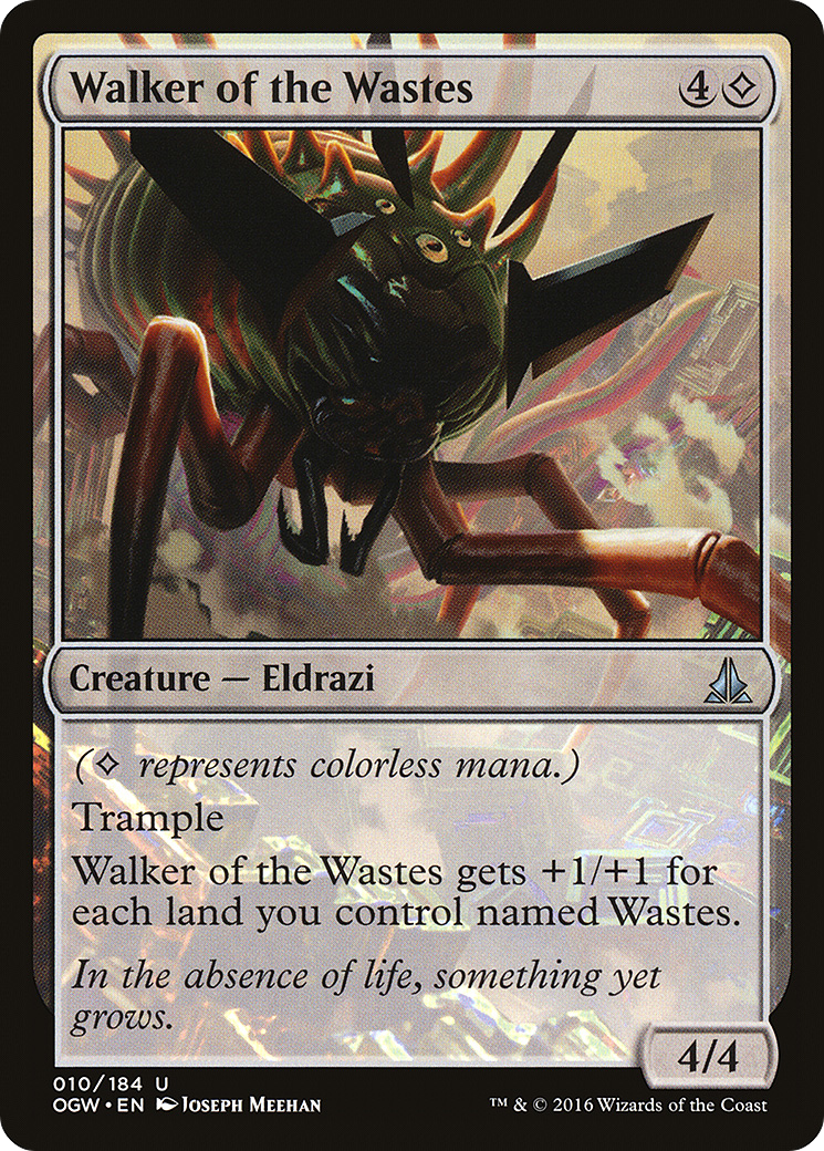 Walker of the Wastes (OGW-010) [Oath of the Gatewatch] Foil MTG Single Wizards of the Coast