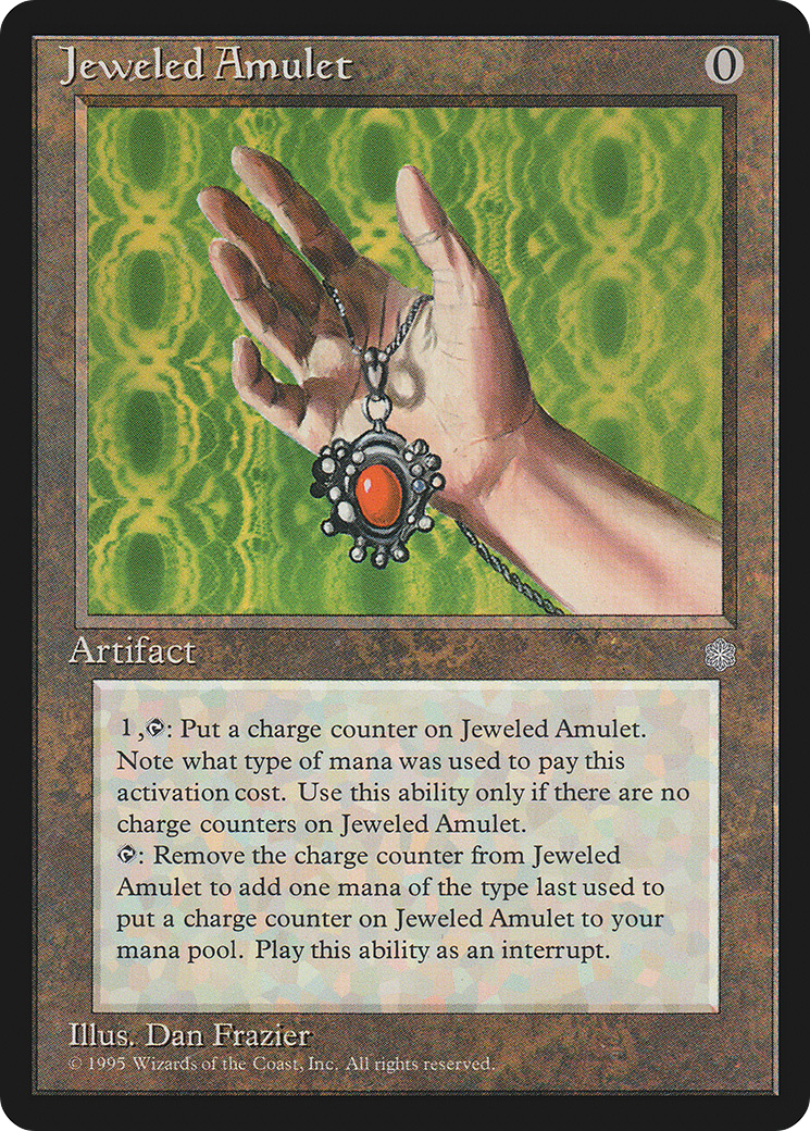 Jeweled Amulet (ICE-) [Ice Age] MTG Single Wizards of the Coast