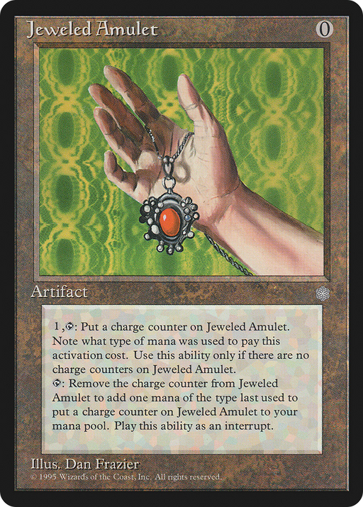 Jeweled Amulet (ICE-) [Ice Age] MTG Single Wizards of the Coast