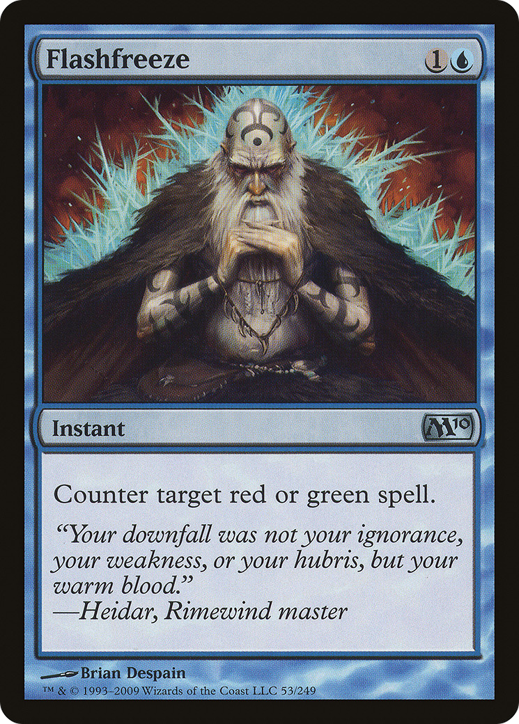 Flashfreeze (M10-053) [Magic 2010] MTG Single Wizards of the Coast